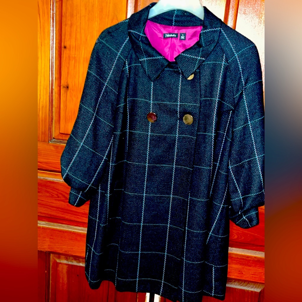 Nwot Relatively Dark Blue Winter Coat. Size 12